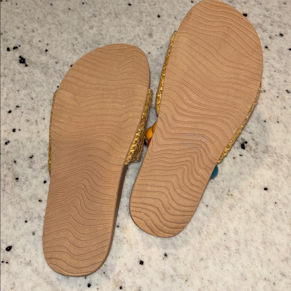 Reef Women’s Natural Jute Woven Slide Sandals - Size 5 - Picture 5 of 5